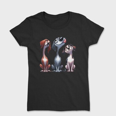 Dogs Clipart 87701184, Tricou Femei