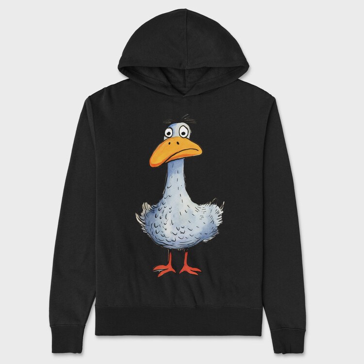 Duck Sad Face, Hanorac Oversize Barbati (Unisex)