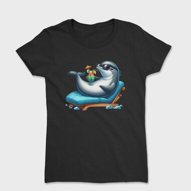 Dolphin Cocktail Sunglasses, Tricou Femei