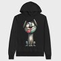 Dog Tongue Out, Hanorac Oversize Barbati (Unisex)