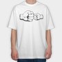 Father Son Fist, Tricou Oversize Barbati (Unisex)
