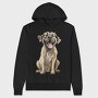 English Mastiff Smile, Hanorac Oversize Barbati (Unisex)