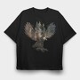 Eagle Forest Silhouette, Tricou Oversize Barbati (Unisex)