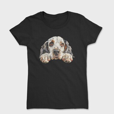 English Setter Lover Peep, Tricou Femei