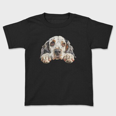 English Setter Lover Peep, Tricou Copii