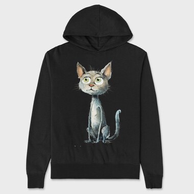 European Shorthair, Hanorac Oversize Barbati (Unisex)