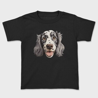 English Setter Peeking, Tricou Copii