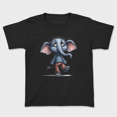 Elephant In Sweater, Tricou Copii
