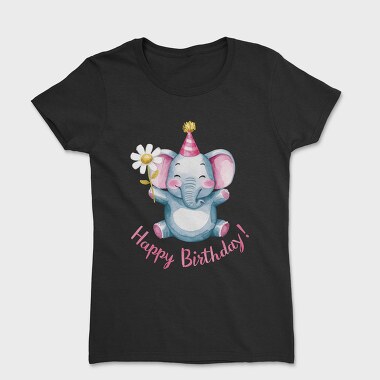 Elephant Party Hat, Tricou Femei