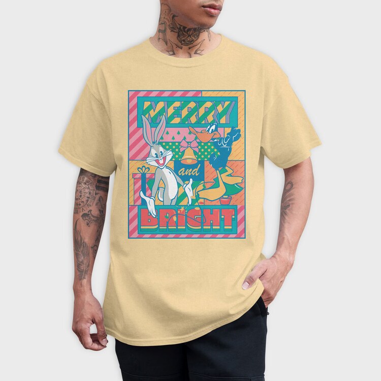 Merry and Bright, Tricou Barbati (Unisex)