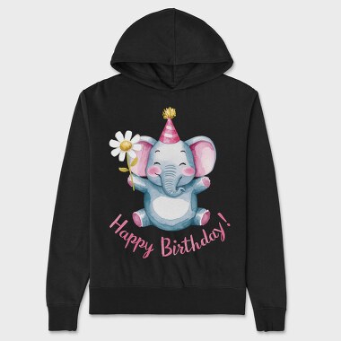Elephant Party Hat, Hanorac Oversize Barbati (Unisex)