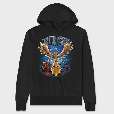Fighting Demons, Hanorac Oversize Barbati (Unisex)