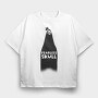Fearless Skull, Tricou Oversize Barbati (Unisex)