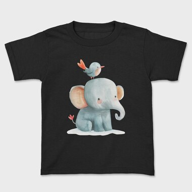 Elephant Bird Stack, Tricou Copii