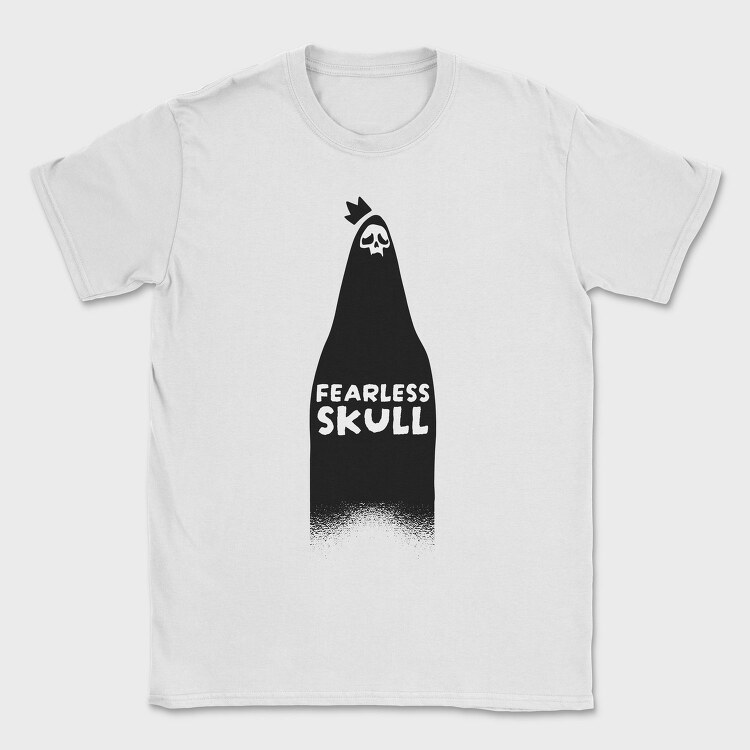 Fearless Skull, Tricou Barbati (Unisex)