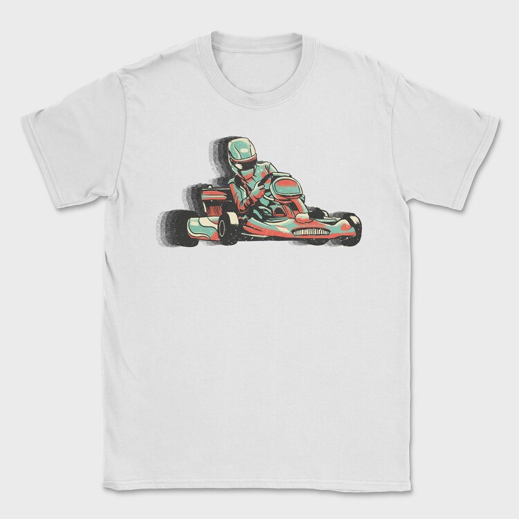 Fast Moving Kart, Tricou Barbati (Unisex)