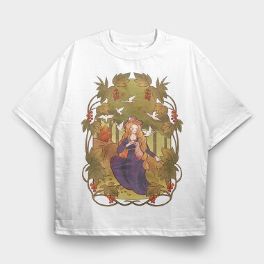 Fairytale2, Tricou Oversize Barbati (Unisex)