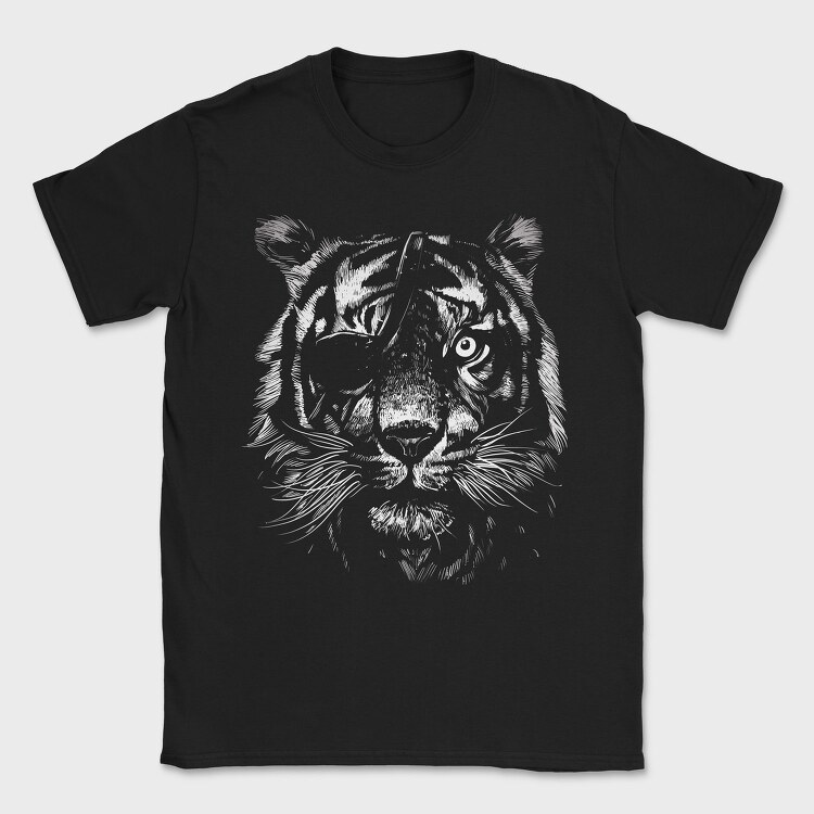 Eyepatch Tiger, Tricou Barbati (Unisex)