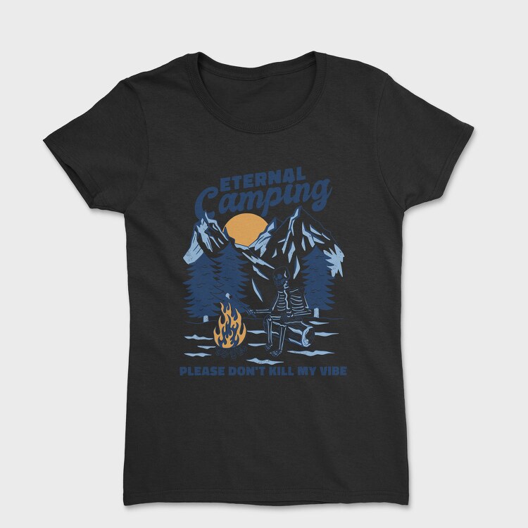 Eternal Camping Skeleton, Tricou Femei