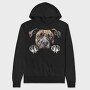 English Staffordshire Bull Terrier, Hanorac Oversize Barbati (Unisex)