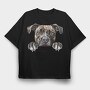 English Staffordshire Bull Terrier, Tricou Oversize Barbati (Unisex)