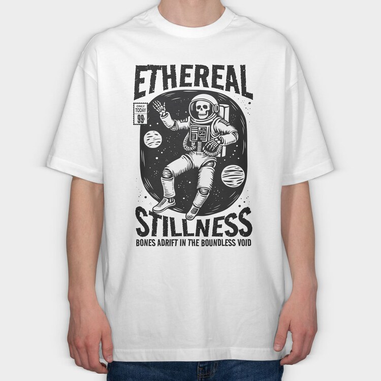 Ethernal Stillness, Tricou Oversize Barbati (Unisex)