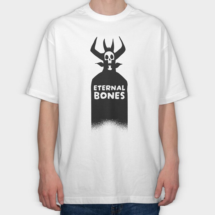Eternal Bones, Tricou Oversize Barbati (Unisex)