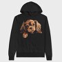 English Toy Spaniel, Hanorac Oversize Barbati (Unisex)