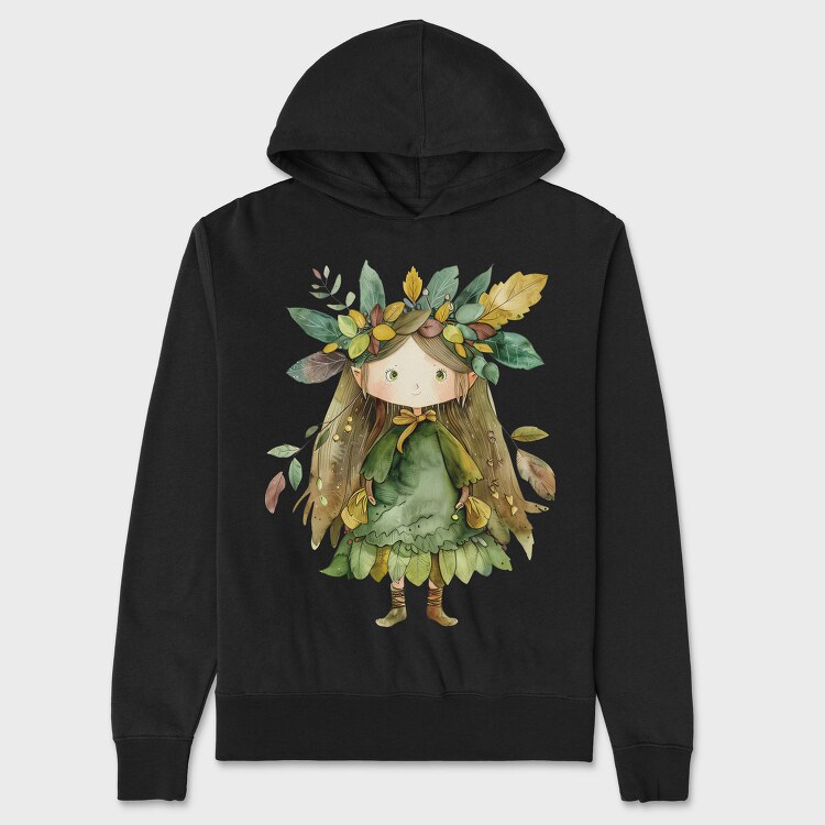 Elf Forest Queen, Hanorac Oversize Barbati (Unisex)