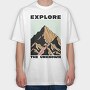 Explore the Unknown, Tricou Oversize Barbati (Unisex)