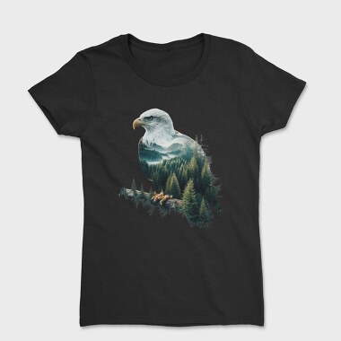Eagle Forest Clipart, Tricou Femei