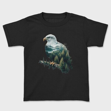 Eagle Forest Clipart, Tricou Copii