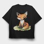 Fallen Fox Forest, Tricou Oversize Barbati (Unisex)
