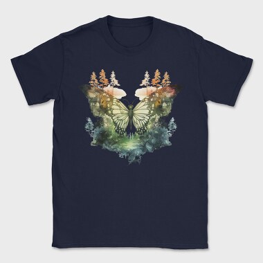 Forest Butterfly Sublimation, Tricou Barbati (Unisex)