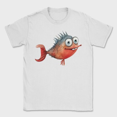 Fishtail Fish Fan, Tricou Barbati (Unisex)