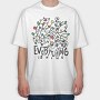 Everything Is Fine Christmas, Tricou Oversize Barbati (Unisex)