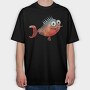 Fishtail Fish Fan, Tricou Oversize Barbati (Unisex)