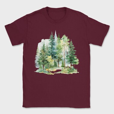 Forest Fantasy World, Tricou Barbati (Unisex)