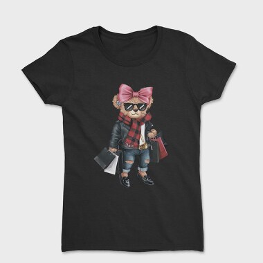 Fashion Bear Scarf, Tricou Femei