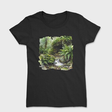 Forest Fern Stream, Tricou Femei