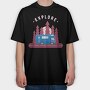 Explore Camper, Tricou Oversize Barbati (Unisex)
