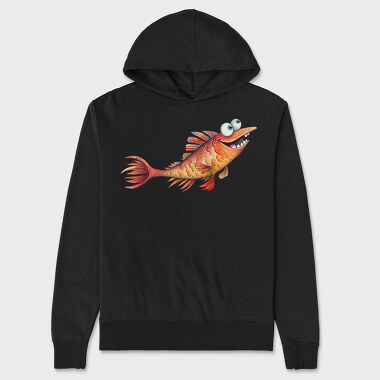 Fishtail Funny Fish, Hanorac Oversize Barbati (Unisex)