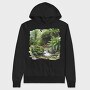 Forest Fern Stream, Hanorac Oversize Barbati (Unisex)