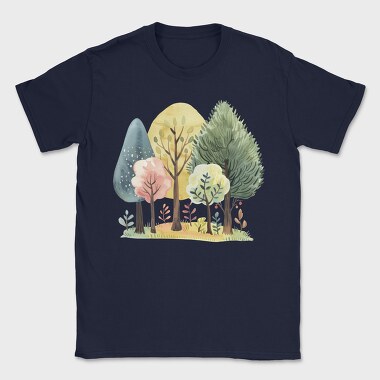 Forest Magic Night, Tricou Barbati (Unisex)