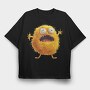 Fluffy Monster Roar, Tricou Oversize Barbati (Unisex)