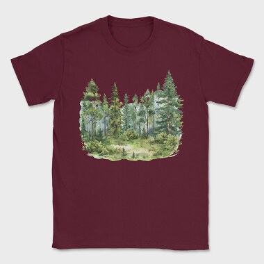 Forest Misty Meadow, Tricou Barbati (Unisex)