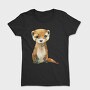 Ferret Sitting Animal, Tricou Femei