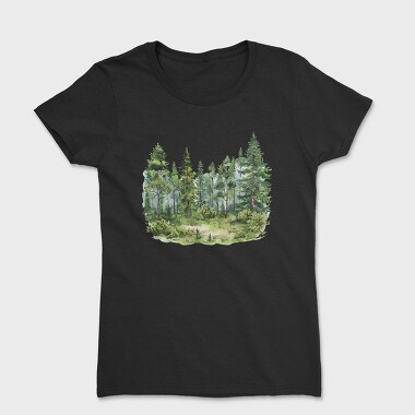 Forest Misty Meadow, Tricou Femei