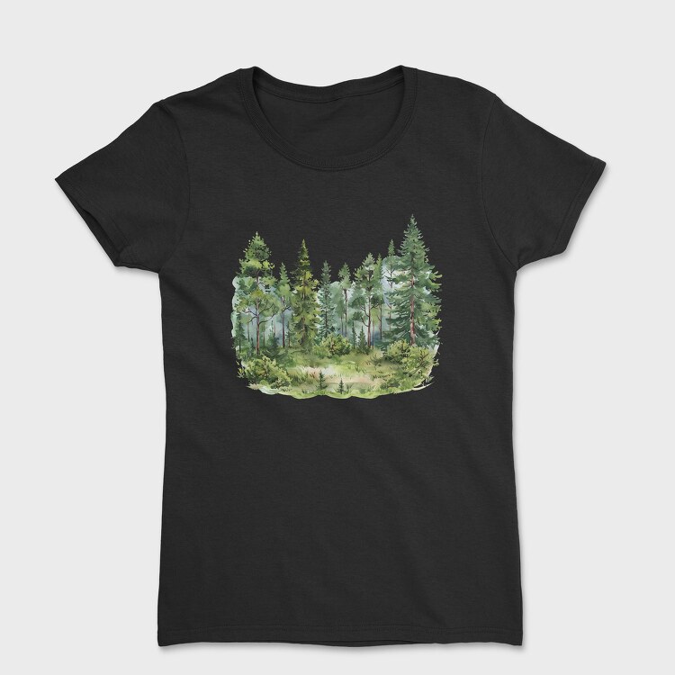 Forest Misty Meadow, Tricou Femei