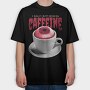 Enjoy Drinking Caffeine, Tricou Oversize Barbati (Unisex)